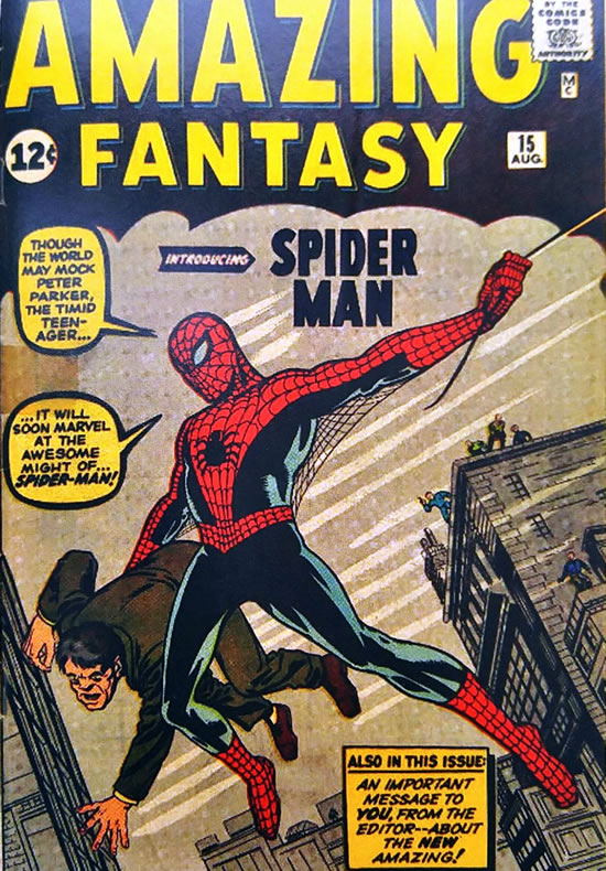 Amazing Fantasy #15, Marvel Comics, 1962 